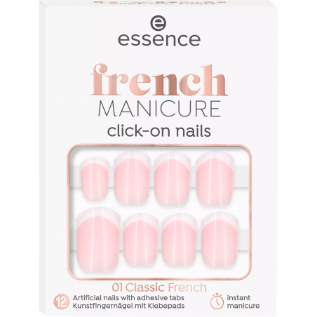 Faux Ongles French Manicure Click-on - 01 Classic French