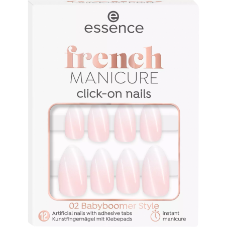 Click-on French Manicure Kunstnägel - 02 Babyboomer Style