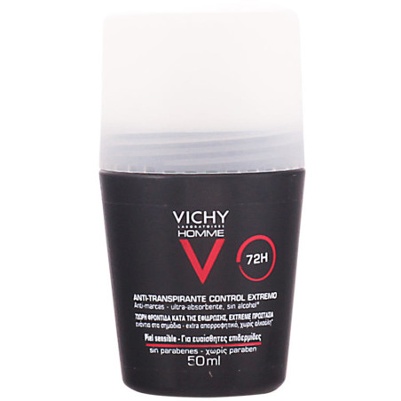 Anti-Transpirant Homme Roll-On 72H Contrôle Extrême 50 ml - Vichy