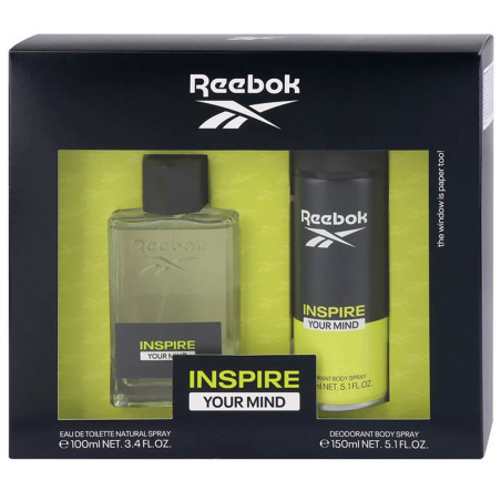 Coffret Inspire Your Mind - Eau de Toilette 100 ml + Déodorant 150 ml - Reebok