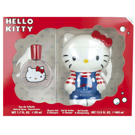 Zestaw Prezentowy Hello Kitty - Woda Toaletowa 50 ml + Żel pod prysznic i Szampon 400 ml