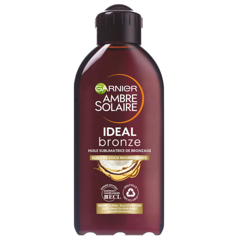 Ideal Bronze Selbstbräuner-Öl Amber Solaire - Nährendes Kokosnussöl - Garnier