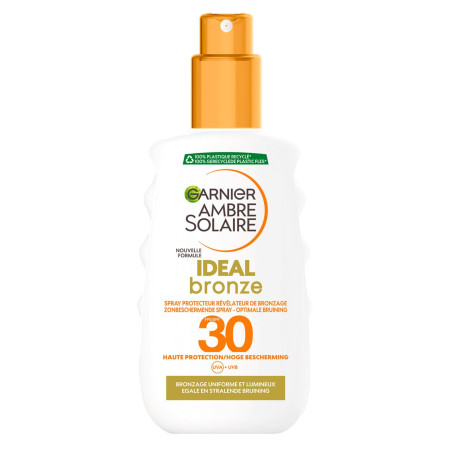 Spray Ochronny Ideal Bronze SPF30 Ambre Solaire - Garnier