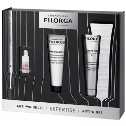 Anti-Falten Expertise Set Time-Filler – Nachtcreme 40 ml + Creme 30 ml + Konzentrat 3 ml - Filorga