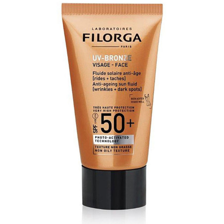 Anti-Aging Gezicht Zonneschermvloeistof SPF50+ UV-Bronze 40 ml - Filorga