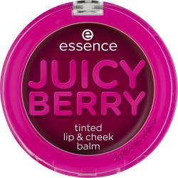 Juicy Berry Kolorowy Balsam do Ust i Policzków - Essence