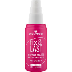 Spray Utrwalający Makijaż Fix & Last Instant Matte - Essence