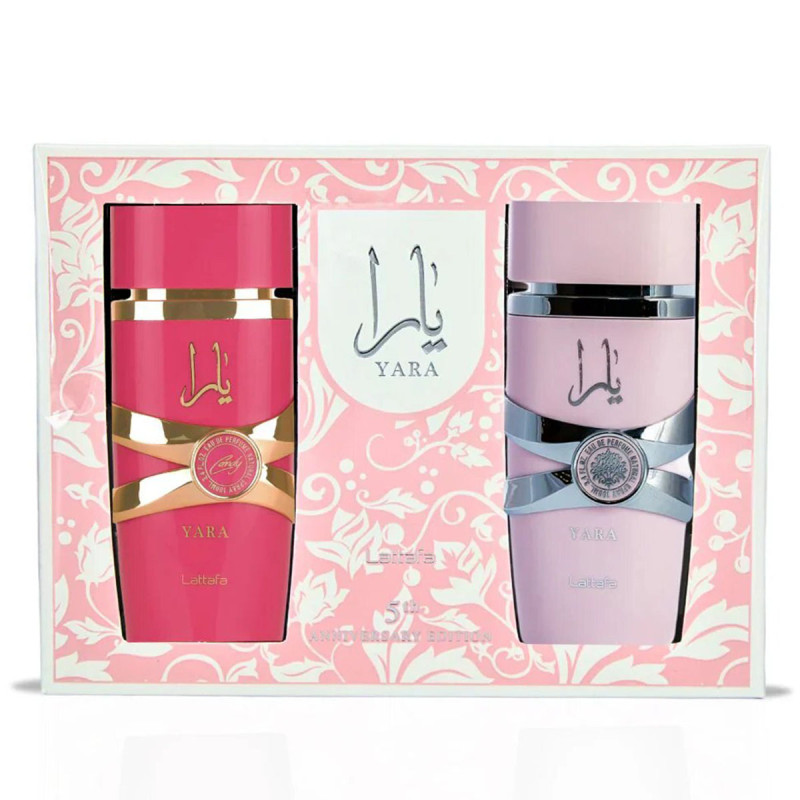 Coffret Eau de Parfum Yara & Yara Candy 5th Anniversary Edition - Lattafa Coffret Eau de Parfum Yara & Yara Candy 5th Anniversary Edition - Lattafa