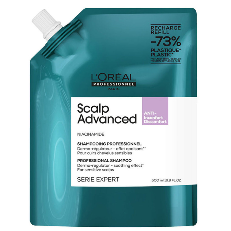 Recharge de Shampoing Scalp Advanced 500 ml - L'Oréal Professionnel Recharge de Shampoing Scalp Advanced 500 ml - L'Oréal Professionnel