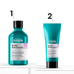 Shampoo Set 300 ml + Conditioner 200 ml Scalp Advanced 2 stuks - L’Oréal Professionnel