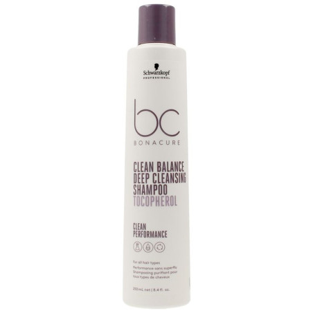 Tocopherol Clean Balance BC Bonacure Shampoo 250ml - Schwarzkopf