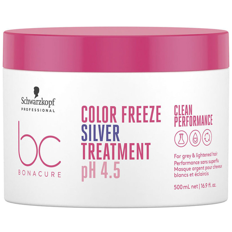 Tratamiento Silver Color Freeze pH 4.5 BC Bonacure 500 ml - Schwarzkopf Tratamiento Silver Color Freeze pH 4.5 BC Bonacure 500 ml - Schwarzkopf