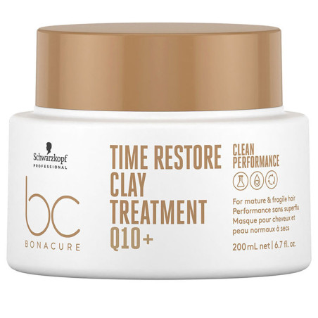 Masque à l'Argile Time Restore Q10+ BC Bonacure 200ml  - Schwarzkopf
