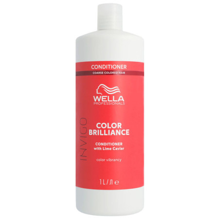 Acondicionador Invigo Color Brilliance para Cabello Grueso 1000 ml - Wella