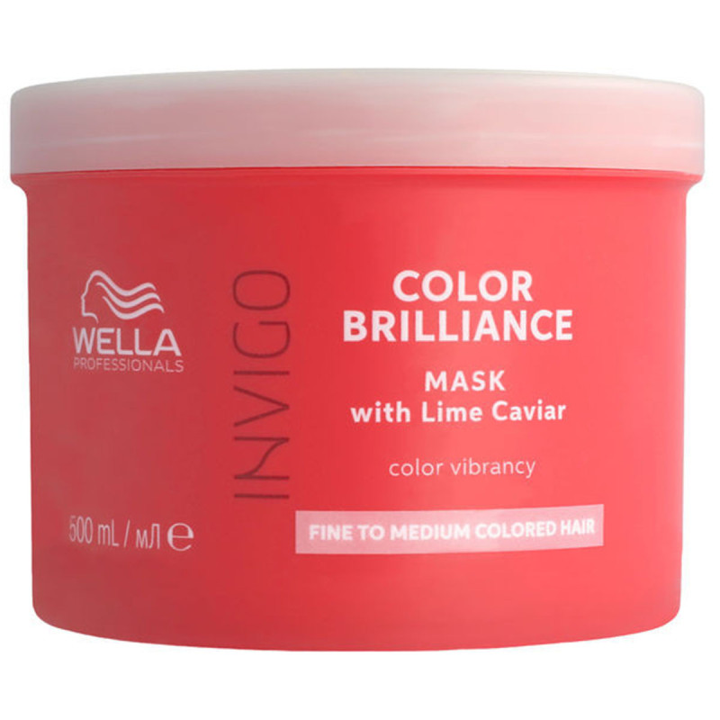 Masque Cheveux Fins à Moyens Invigo Color Brilliance 500 ml - Wella Masque Cheveux Fins à Moyens Invigo Color Brilliance 500 ml - Wella