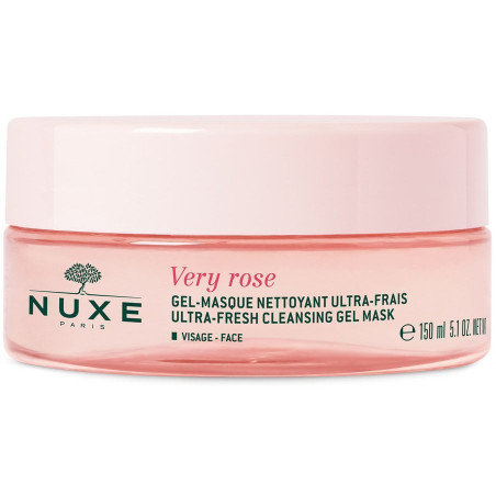 Nuxe - Gel-Masque Nettoyant Ultra-frais VERY ROSE 150 ml - Tous Types De Peaux
