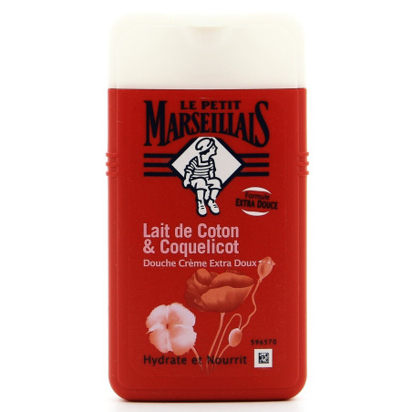 Le Petit Marseillais - Crema de ducha extrasuave - Cotton Milk & Poppy