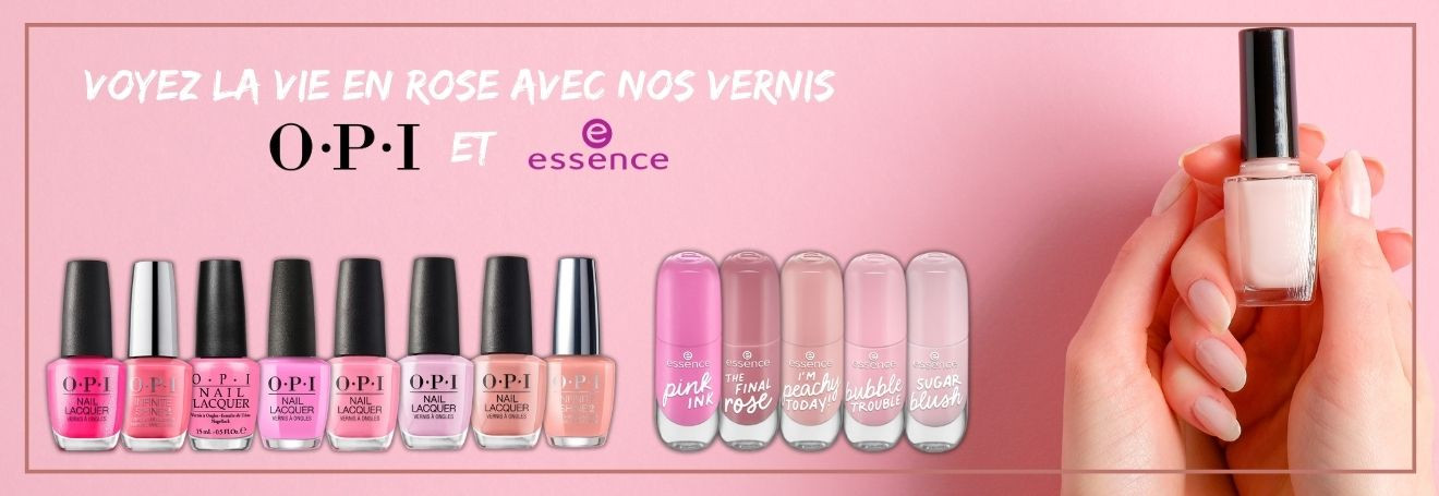 Vernis Rose - Cosmé'chic site de maquillage pas cher